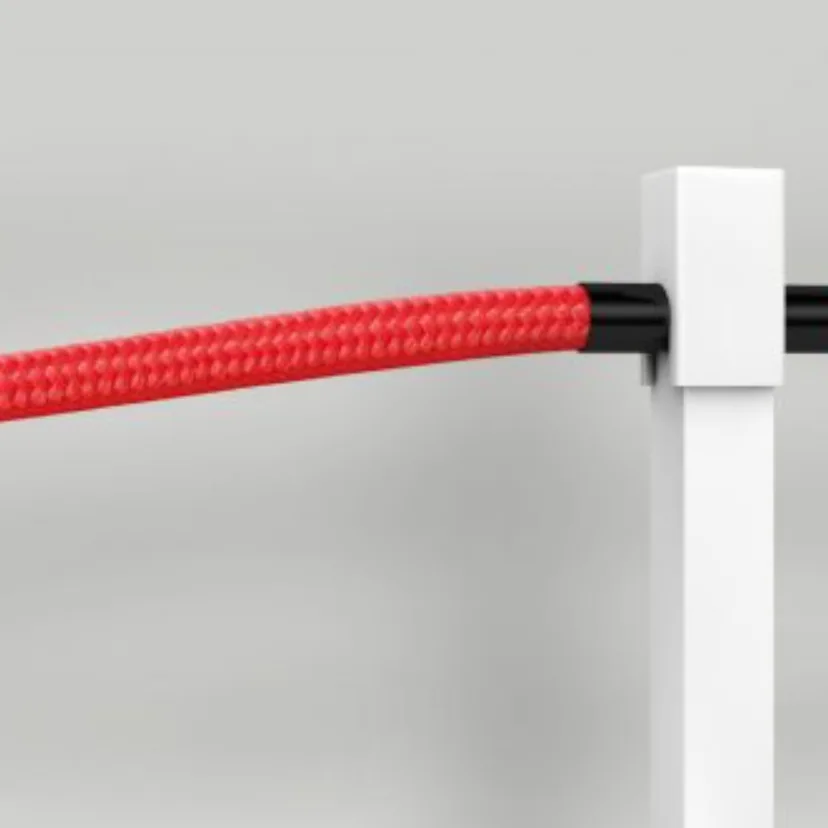 Rope for personnel guidance barrier