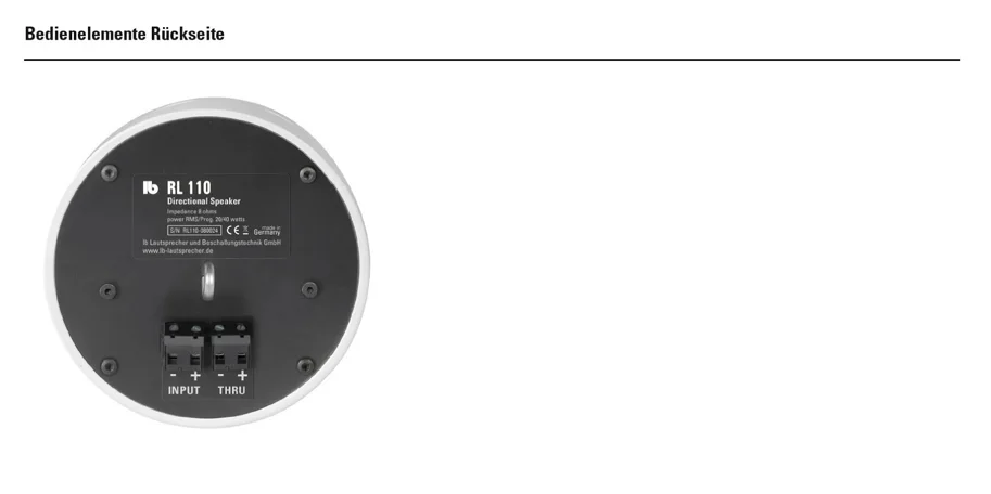 Directional Speaker RL110