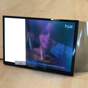 10" Breitbild Video LCD Display mit Polarisationsfilter